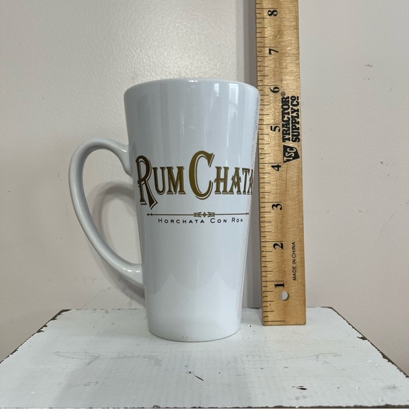 Rum Chata Horchata Con Ron Coffee Mug Cup 6" Tall RumChata - Picture 2 of 5
